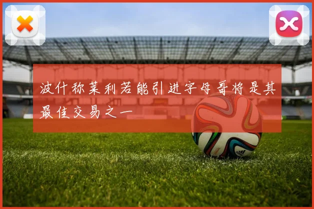 波什称莱利若能引进字母哥将是其最佳交易之一